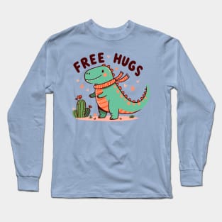 T-Rex Free Hugs Long Sleeve T-Shirt